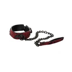 California Exotic Novelties Bondage Scandal Collar With Leash