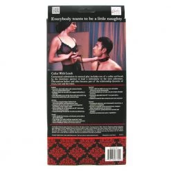 California Exotic Novelties Bondage Scandal Collar With Leash