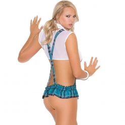 Elegant Momentsinc School Girl Costume Lingerie Set