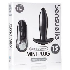 Novel Creations Usa INC Sensuelle Rechargeable Remote Control Butt Plug Anal Sex Toys