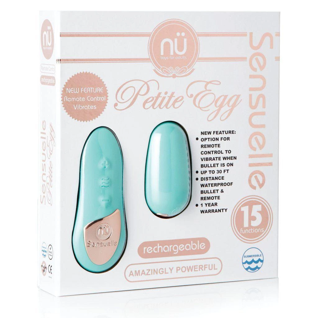 Novel Creations Usa INC Sensuelle Remote Petite Egg Vibe Bullet & Egg Vibrators 4 Novel Creations Usa INC Sensuelle Remote Petite Egg Vibe Bullet & Egg Vibrators