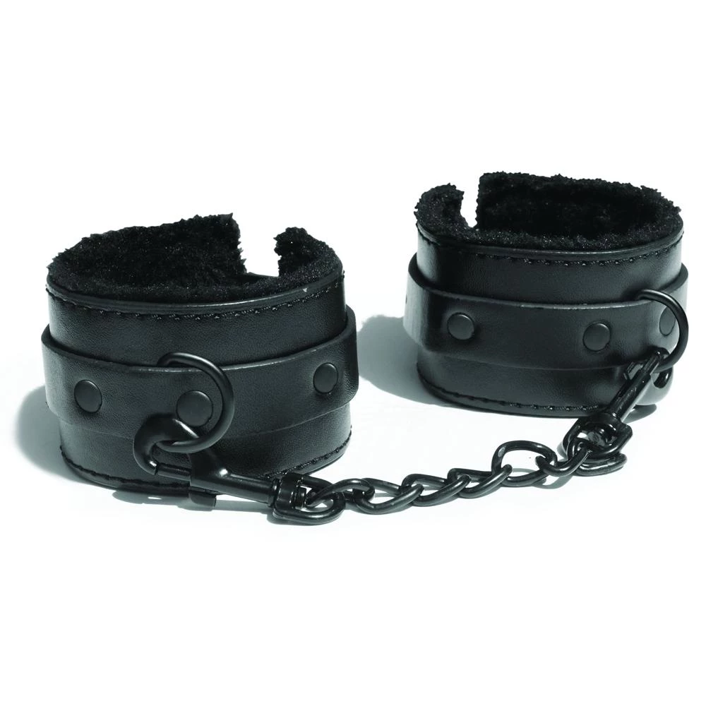Sportsheets International Bondage Sex & Mischief Shadow Fur Handcuffs 3 Sportsheets International Bondage Sex & Mischief Shadow Fur Handcuffs