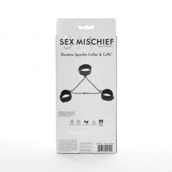 Sportsheets International Sex & Mischief Shadow Sparkle Collar & Cuffs