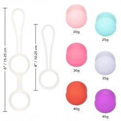 California Exotic Novelties She-Ology 6 Piece Kegel Set Ben Wa Balls 23 California Exotic Novelties She-Ology 6 Piece Kegel Set Ben Wa Balls