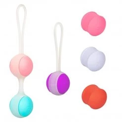 California Exotic Novelties She-Ology 6 Piece Kegel Set Ben Wa Balls
