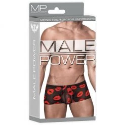 Comme Ci Comme Ca Sheer Lips Mini Short Men's Lingerie