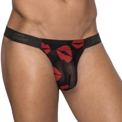 Comme Ci Comme Ca Sheer Lips Thong 9 Comme Ci Comme Ca Sheer Lips Thong