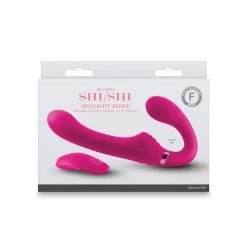 Ns Novelties INC Shishi Midnight Rider Rechargeable Strapless Strap On Dildos