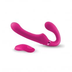 Ns Novelties INC Shishi Midnight Rider Rechargeable Strapless Strap On Dildos