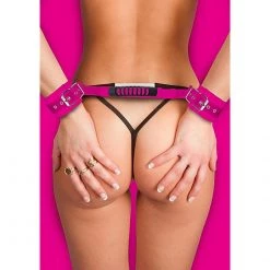 Shots America LLC Shots Ouch Adjustable Leather Handcuffs 14 Shots America LLC Shots Ouch Adjustable Leather Handcuffs