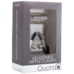 Shots America LLC Shots Ouch Adjustable Nipple Clamps Bondage
