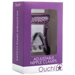 Shots America LLC Shots Ouch Adjustable Nipple Clamps Bondage