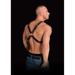 Shots America LLC Bondage Shots Ouch Adonis High Halter 9 Shots America LLC Bondage Shots Ouch Adonis High Halter
