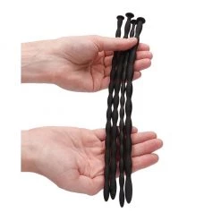 Shots America LLC Shots Ouch Advanced Urethral Sounding Silicone Spiral Plug Set