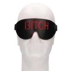 Shots America LLC Bondage Shots Ouch BITCH Blindfold