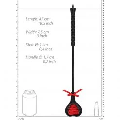 Shots America LLC Shots Ouch Large Heart Crop With Red Lace Bondage 9 Shots America LLC Shots Ouch Large Heart Crop With Red Lace Bondage