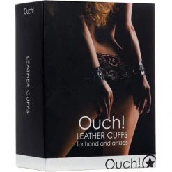 Shots America LLC Shots Ouch Leather Cuffs Bondage