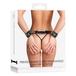 Shots America LLC Shots Ouch Printed Hand Cuffs With Handle