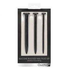 Shots America LLC Bondage Shots Ouch Silicone Screw Urethral Sounding Plug Set