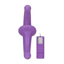 Shots America LLC Shots Ouch Vibrating Silicone Strapless Strap-on