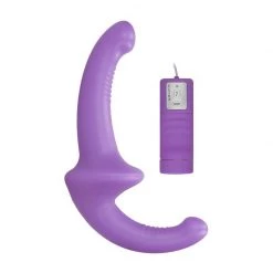 Shots America LLC Shots Ouch Vibrating Silicone Strapless Strap-on