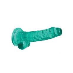 Shots America LLC Shots Realrock Realistic Crystal Clear Dildo With Balls