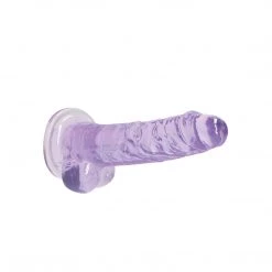 Shots America LLC Shots Realrock Realistic Crystal Clear Dildo With Balls
