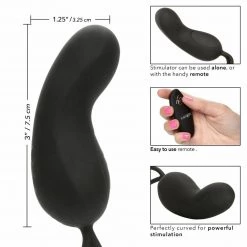 California Exotic Novelties Bullet & Egg Vibrators Silicone Remote Rechargeable Curve Vibe