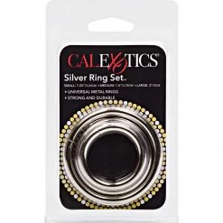 California Exotic Novelties Silver Rings Metal Cock Ring Set