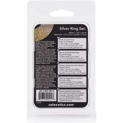 California Exotic Novelties Silver Rings Metal Cock Ring Set