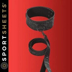 Sportsheets International Sincerely Locking Lace Leash And Collar