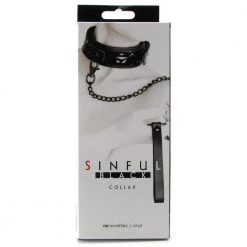 Ns Novelties INC Bondage Sinful Collar With Leash