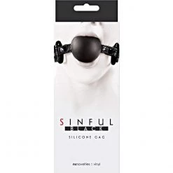 Ns Novelties INC Bondage Sinful Soft Silicone Ball Gag
