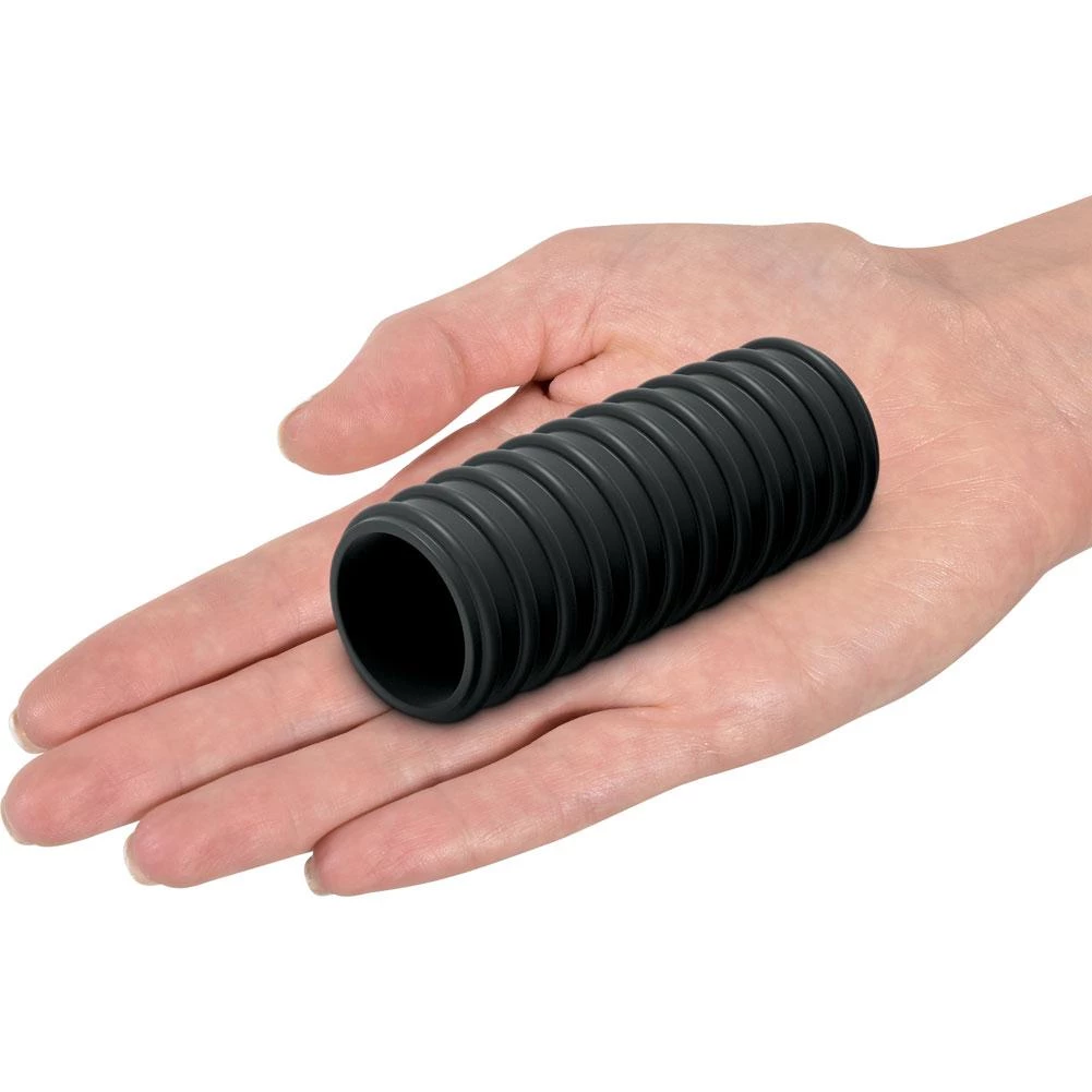 Sir Richards Control Ribbed Black Penis Sleeve Wellness 4 Sir Richards Control Ribbed Black Penis Sleeve Wellness