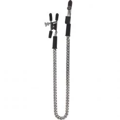 Bondage Spartacus Alligator Tip Nipple Clamps With Adjustable Link Chain