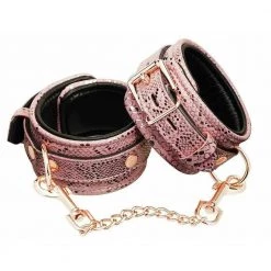 Bondage Spartacus Ankle Restraints With Leather Lining