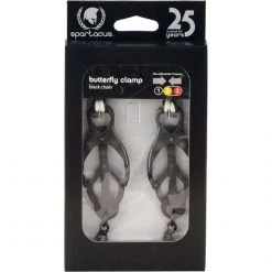 Spartacus Butterfly Style Endurance Clamp With Black Link Chain