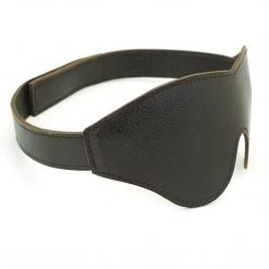Bondage Spartacus Classic Cut Brown Leather Blindfold