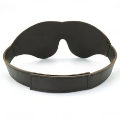 Bondage Spartacus Classic Cut Brown Leather Blindfold