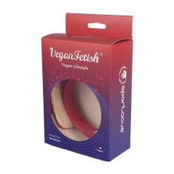 Bondage Spartacus Plush Lined Pu Collar & Chained Leash