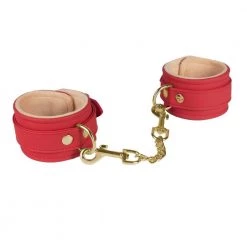 Spartacus Pu Wrist Cuffs With Plush Lining