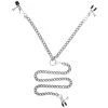 Spartacus Y-Style Broad Tip Nipple Clamps And Clit Clamp Bondage