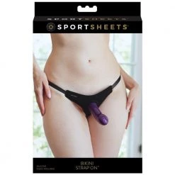 Sportsheets International Dildos Sportsheets Bikini Strap-On Harness And Silicone Dildo Set