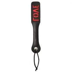 Sportsheets International Sportsheets Leather LOVE Impression Paddle Bondage
