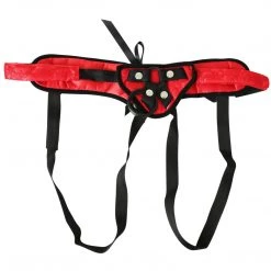 Sportsheets International Sportsheets Red Lace Corset Strap On Harness Dildos