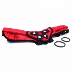 Sportsheets International Sportsheets Red Lace Corset Strap On Harness Dildos
