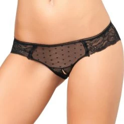 Rene Rofe Spot On Crotchless Panty