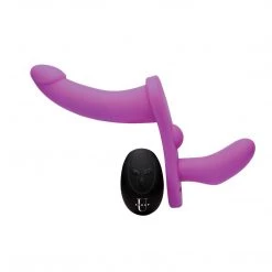 XR Brands Strap U Double Take Vibrating Strap On Double Penetration Harness