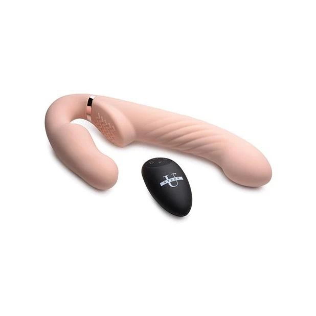 Xr LLC Strap U Ergo-Fit Twist Vibrating Strapless Strap On 16 Xr LLC Strap U Ergo-Fit Twist Vibrating Strapless Strap On