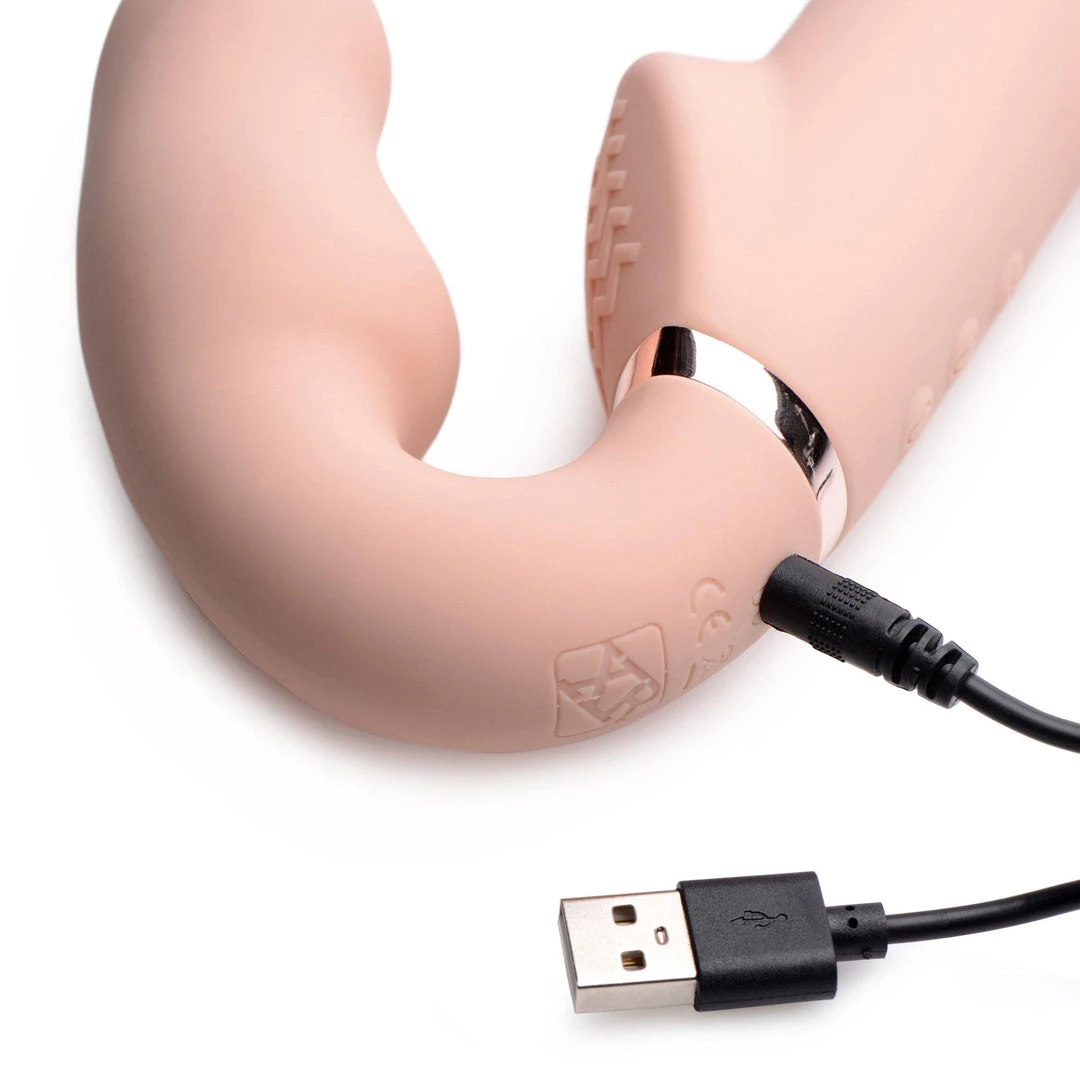 Xr LLC Strap U Ergo-Fit Twist Vibrating Strapless Strap On 17 Xr LLC Strap U Ergo-Fit Twist Vibrating Strapless Strap On